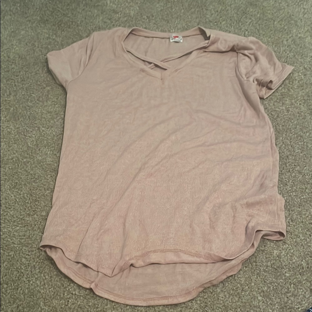 Poof! Pink Relaxed Short Sleeve Tee